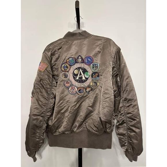 NWT Alpha Industries Apollo MA-1 Bomber Jacket Size L - Picture 6 of 10